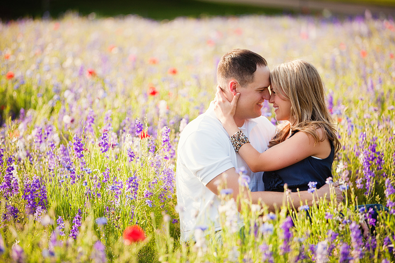 Prairie Creek Park engagement portraits by wedding photographer Allison Davis