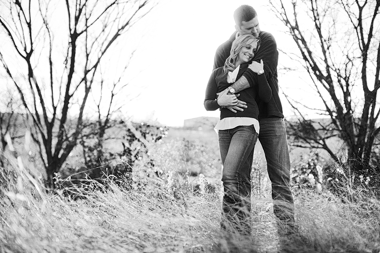 romantic engagement portrait ideas by north texas wedding photographer allison davis photography