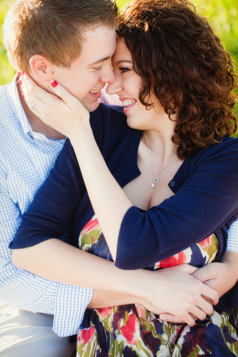 romantic and fun engagement portraits by Allison Davis