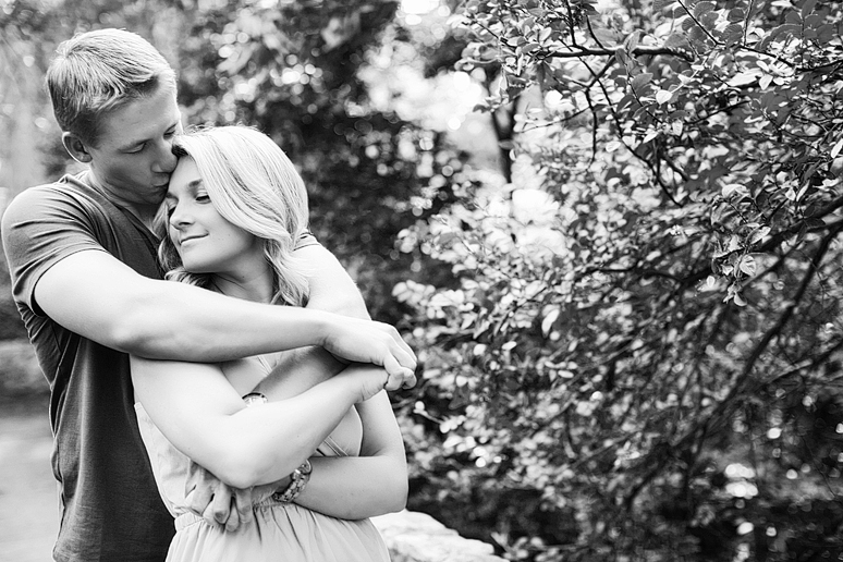 sweet and romantic engagement portraits by Dallas wedding photographer
