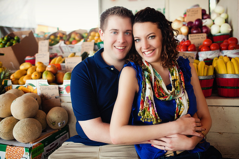 fun and romantic engagement portrait ideas by Allison Davis Photography