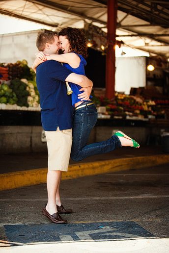fun and romantic engagement portrait ideas by Dallas wedding photographer