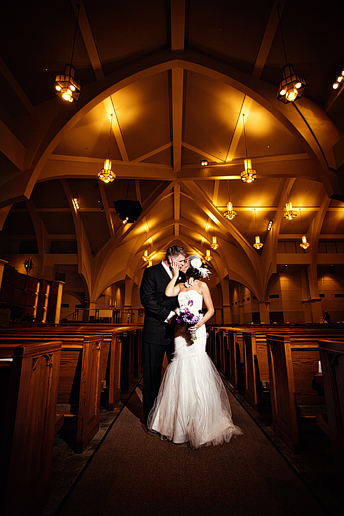 bride and groom wedding day pictures at Christ Church in Plano by dallas wedding photographer Allison Davis Photography