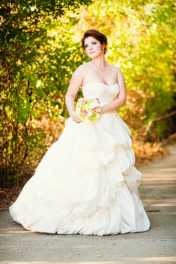 romantic bridal portraits by Allison Davis Photography