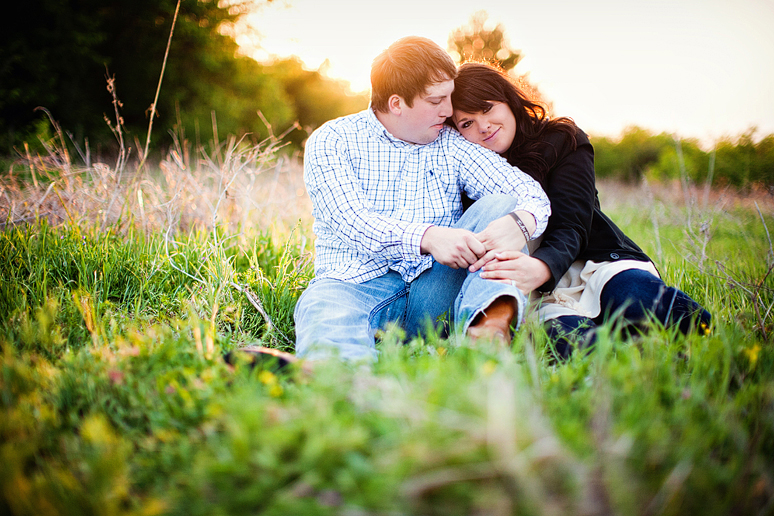 country-inspired southern engagement portraits by North Texas wedding photographer Allison Davis Photography