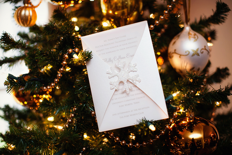 Winter wedding invitations