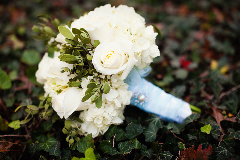 wedding bouquet for wedding at University Christian Church