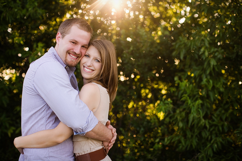 romantic and beautiful engagement portraits by Dallas wedding photographer Allison Davis Photography in Las Colinas