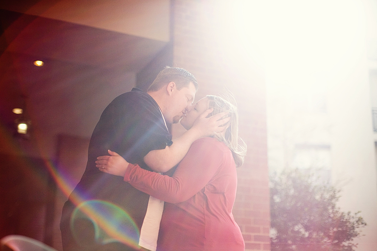 romantic and beautiful engagement portraits by Dallas wedding photographer Allison Davis Photography in Addison Circle