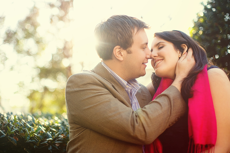 engagement portraits at the Shops at Legacy by Dallas wedding photographer Allison Davis Photography