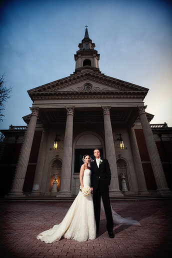 wedding photographs at Park Cities Baptist Church by Allison Davis Photography