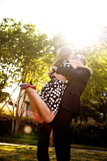 The Shops at Legacy engagement portrait ideas by Allison Davis Photography