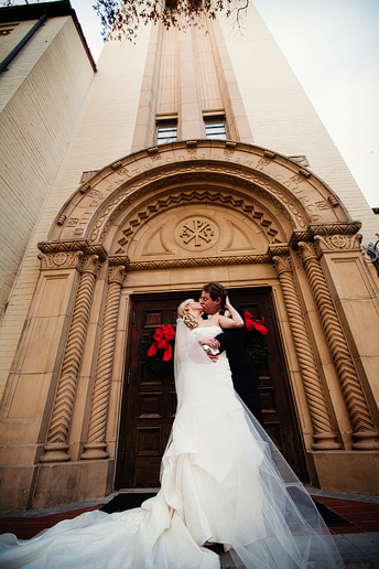 wedding at University Christian Church