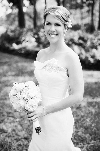 wedding day portraits of the bride by North Texas wedding photographer Allison Davis Photography