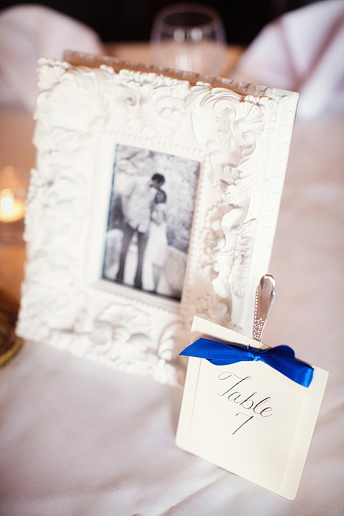 Dallas wedding day detail photographs of the table centerpieces