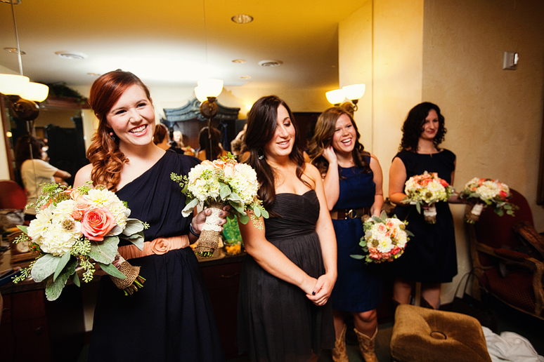 bride getting ready in the bridal suite at Prestonwood Baptist Church by Dallas wedding photographer Allison Davis Photography