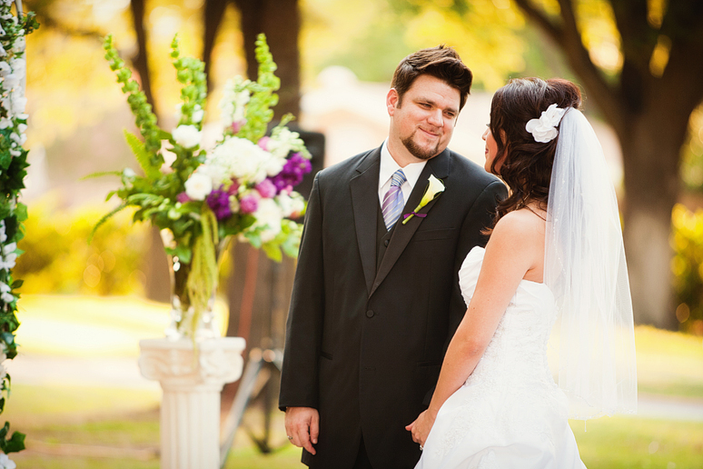 outdoor wedding location in north Texas at a country club