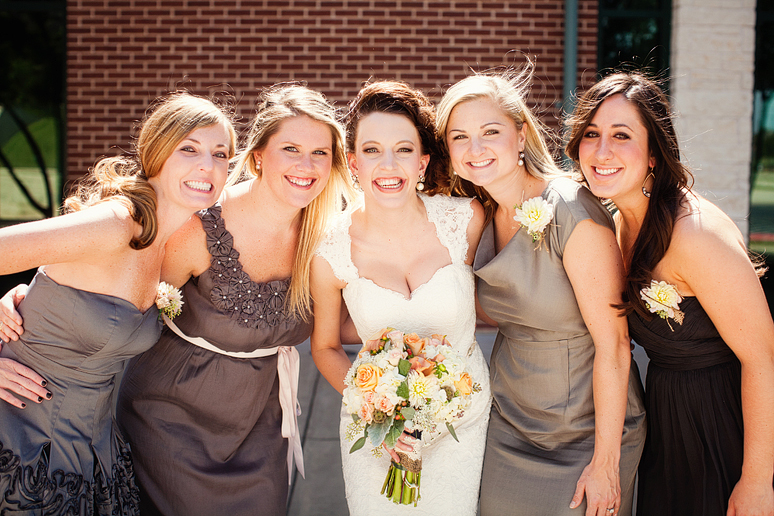 wedding day portraits of the houseparty at Prestonwood Baptist Church by Allison Davis Photography