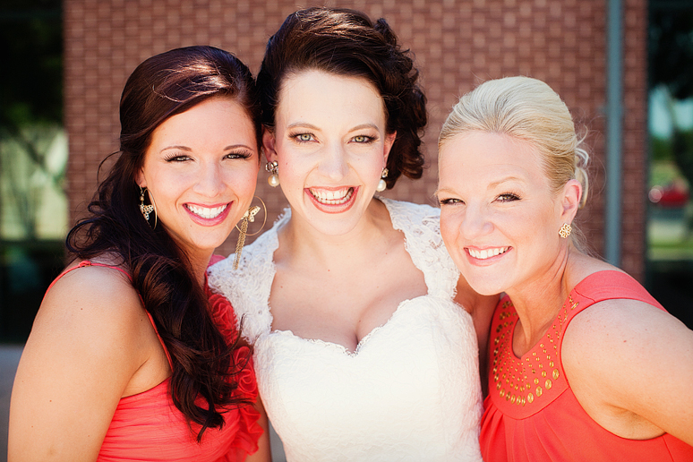 wedding day portraits of the scripture readers at Prestonwood Baptist Church by Allison Davis Photography