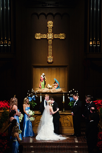 wedding at University Christian Church in Fort Worth