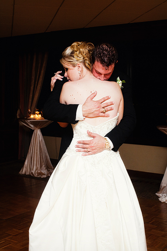 couple's last dance in their ballroom at City Place