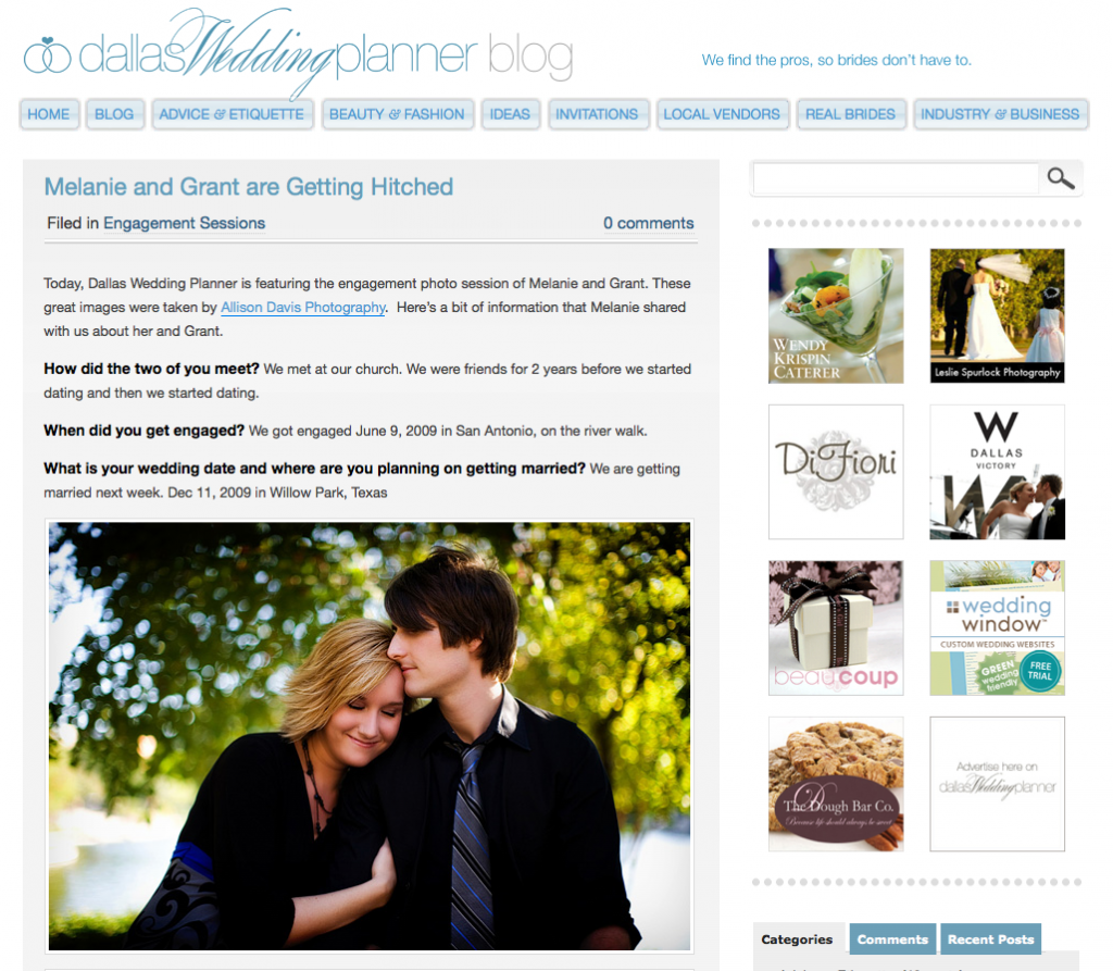 Melanie & Grant Featured