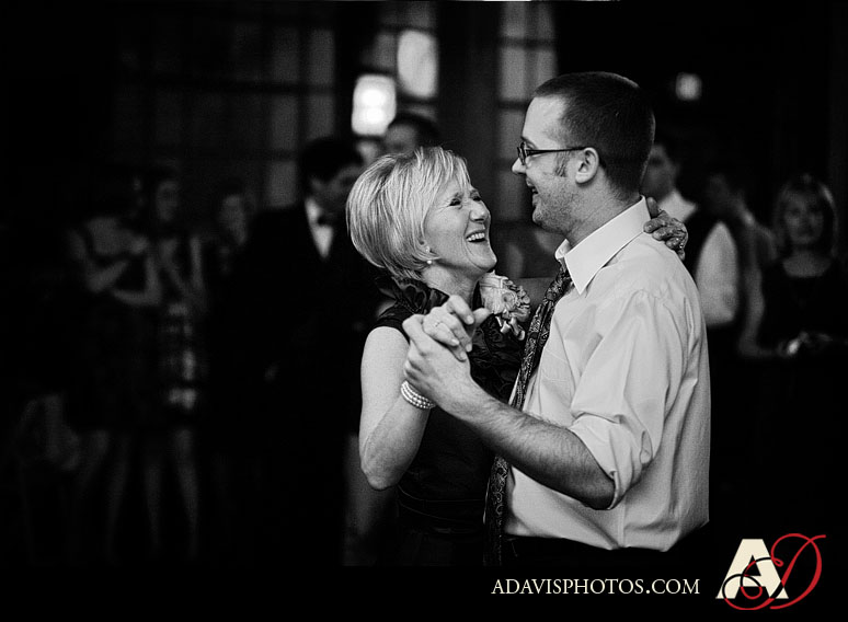North Texas Wedding Reception Dancing at The McKinney Cotton Mill by Dallas Wedding Photographer Allison Davis Photography