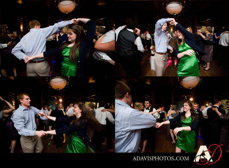 North Texas Wedding Reception Dancing Sequence at The McKinney Cotton Mill by Dallas Wedding Photographer Allison Davis Photography
