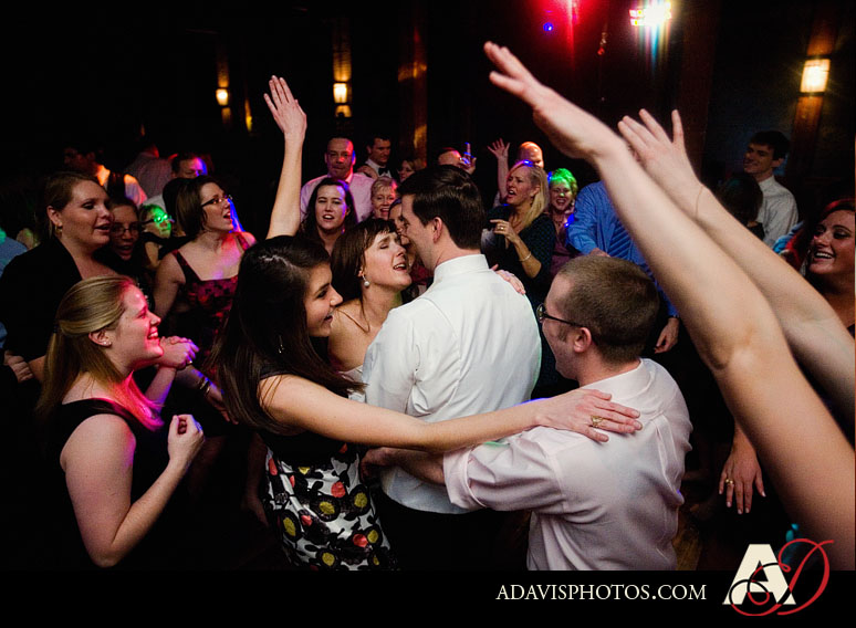 North Texas Wedding Reception at The McKinney Cotton Mill by Plano and McKinney Wedding Photographer Allison Davis Photography
