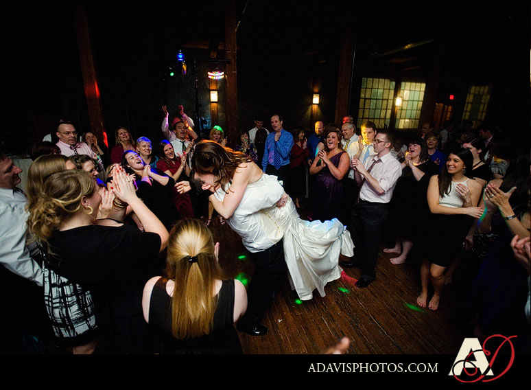 North Texas Wedding Reception at The McKinney Cotton Mill by Dallas and McKinney Wedding Photographer Allison Davis Photography