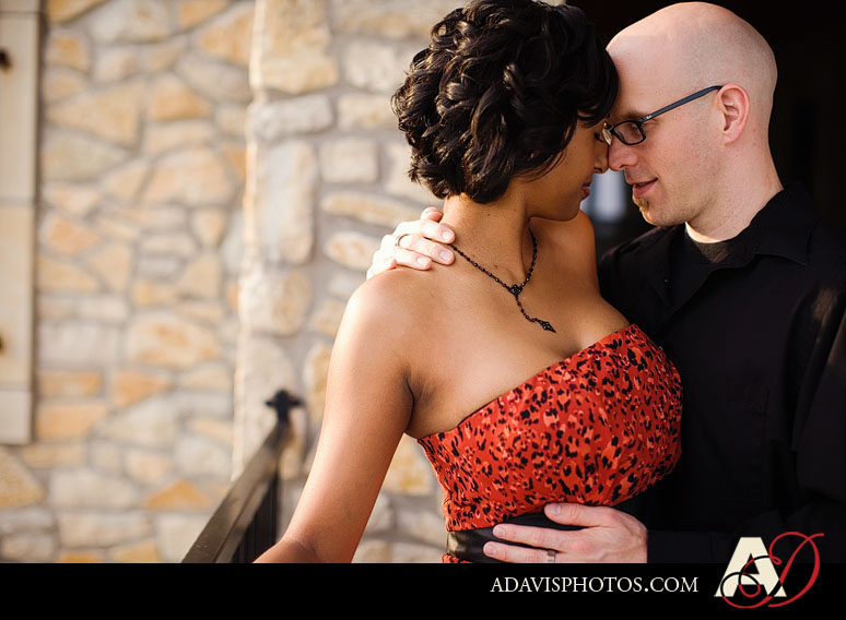 Romantic & Modern Engagement portraits at Adriatica by Frisco Texas Wedding Photography Allison Davis Photography 