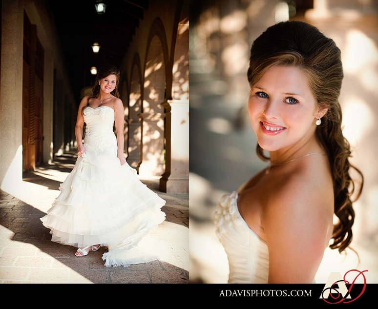 Modern and romantic bridal portraits at the Las Colinas Canals by Frisco Texas wedding photographer Allison Davis Photography