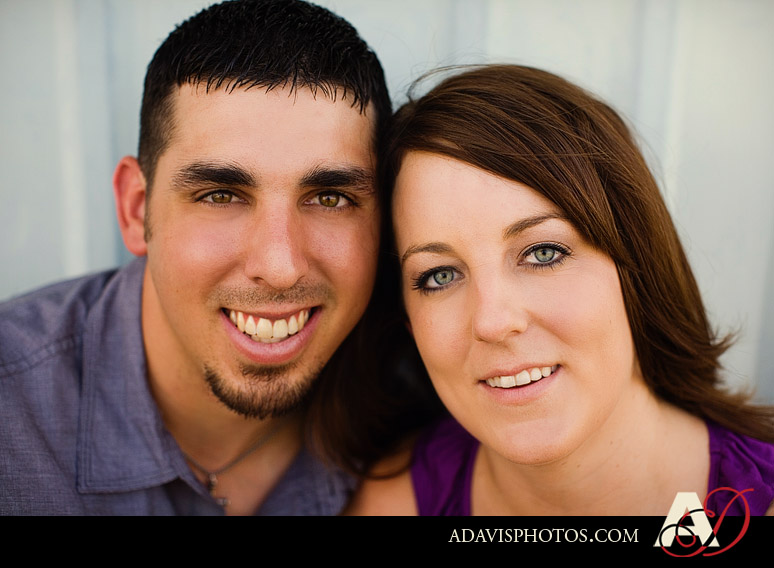 Romantic and modern country engagement portraits by Richardson wedding photographer Allison Davis Photography