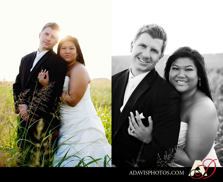 Romantic and Modern Dallas Bride & Groom Day After Portrait session in Prosper Texas by Richardson Texas Wedding Photographer Allison Davis photography