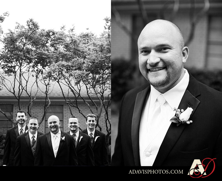 Groom Portraits from a Dallas Wedding at The Village Church in Dallas by Dallas Wedding Photographer Allison Davis Photography 