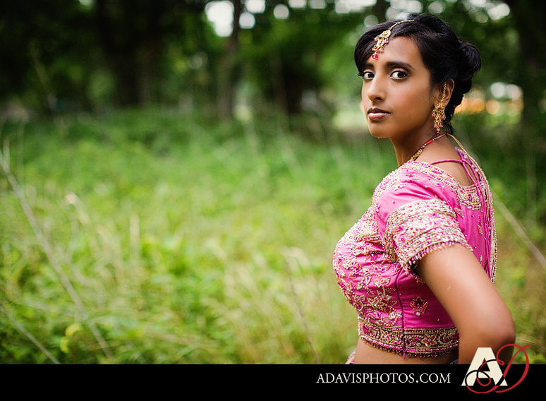 Dallas Indian Bridal Portraits at Trinity Park in Fort Worth by Dallas Wedding Photographer Allison Davis Photography