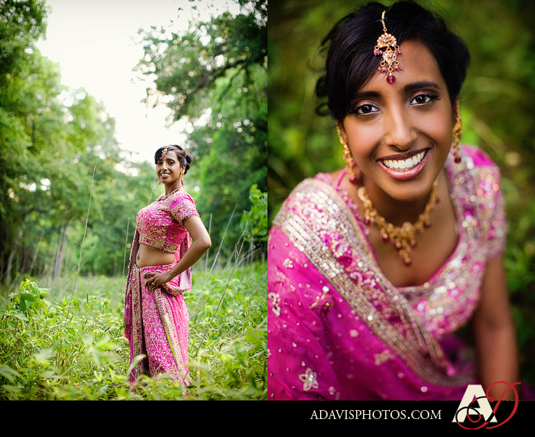 Dallas Indian Bridal Portraits at Trinity Park in Fort Worth by Dallas Texas Wedding Photographer Allison Davis Photography