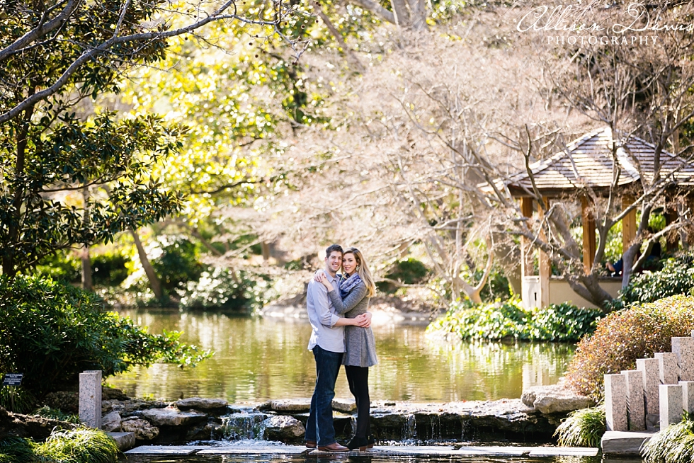 Claire_Jonathan_Romantic_Engagement_Portraits_Fort_Worth_Japanese_Gardens_Brewed_Melt_Allison_Davis_Photography_006