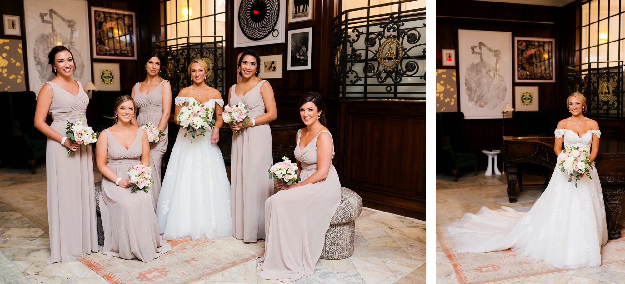 Bride at the Adolphus Hotel